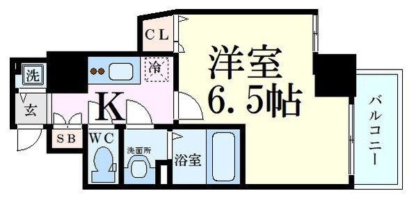 エスリード新大阪ザ・マークの物件間取画像